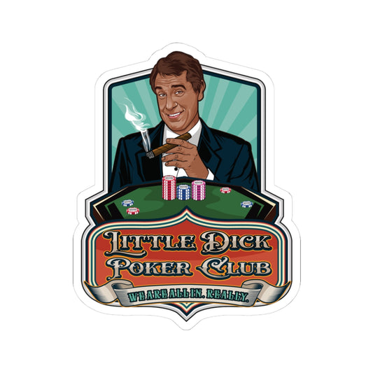 Little Dick Poker Club Sticker