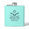 Little Dick Hunting Club 6oz Stainless Steel Hip Flask