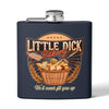 Little Dick Bakery 6oz Stainless Steel Hip Flask