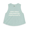 Unfiltered Unsupervised Unapologetic Crop Top