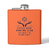 Little Dick Hunting Club 6oz Stainless Steel Hip Flask