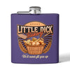 Little Dick Bakery 6oz Stainless Steel Hip Flask