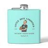Little Dick Logistics 6oz Stainless Steel Hip Flask