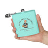 Little Dick Logistics 6oz Stainless Steel Hip Flask