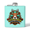 Little Dick Hunting Club 6oz Stainless Steel Hip Flask