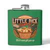 Little Dick Bakery 6oz Stainless Steel Hip Flask