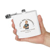 Little Dick Logistics 6oz Stainless Steel Hip Flask