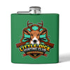 Little Dick Hunting Club 6oz Stainless Steel Hip Flask