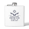 Little Dick Hunting Club 6oz Stainless Steel Hip Flask