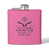 Little Dick Hunting Club 6oz Stainless Steel Hip Flask