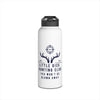 Little Dick Hunting Club  Stainless Steel Water Bottle
