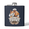 Little Dick Bakery 6oz Stainless Steel Hip Flask